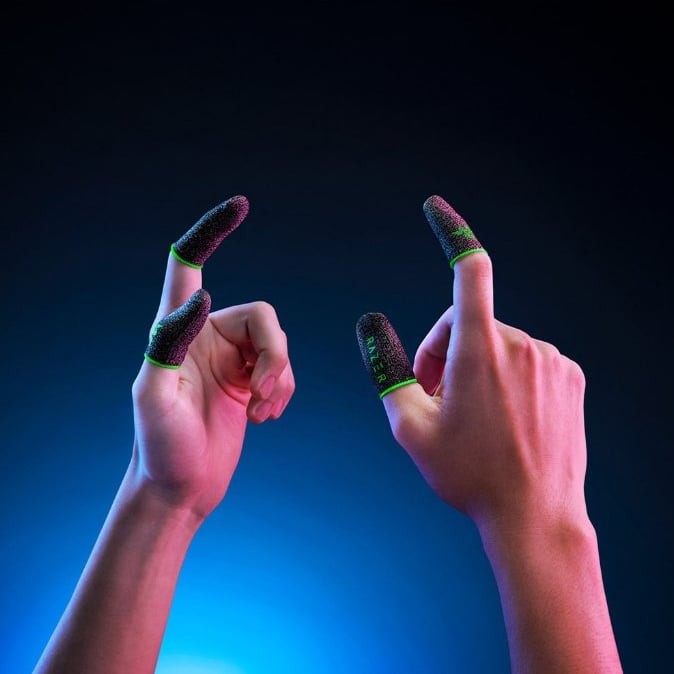 Razer Gaming Finger Sleeve - ถุงนิ้วเกมเมอร์สำหรับโมบาย สินค้าแท้ 100%